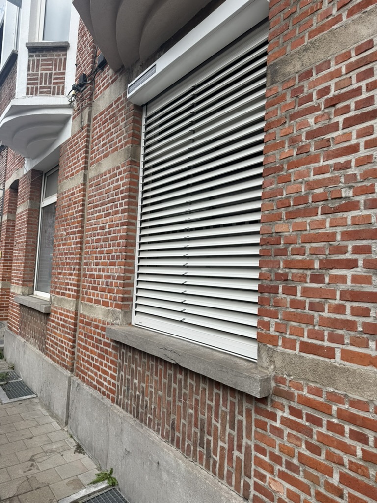 Solar rolluik met kantelbare lamel